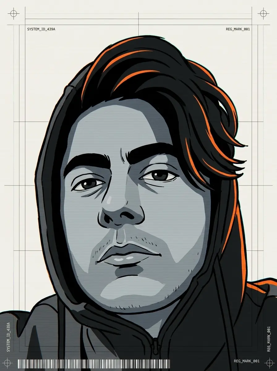 Vex, creative director — illustrated portrait